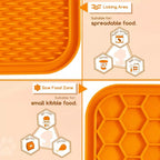 Mat For Dogs Cats Slow Food Bowls New Pet Dog Feeding Food Bowl Silicone Dog Feeding Lick Pad Dog Slow Feeders Treat Dispensing PAWSOME PETS