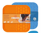 Mat For Dogs Cats Slow Food Bowls New Pet Dog Feeding Food Bowl Silicone Dog Feeding Lick Pad Dog Slow Feeders Treat Dispensing PAWSOME PETS