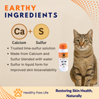 Lime Sulfur Dip – Concentrated Sulfur Solution for Itchy Skin, Mange, Ringworm & Dermatitis – Safe for Dogs, Cats, Horses, and Livestock Healthy Paw Life