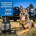 56oz Portable Large Dog Travel Water Bowl Dispenser LESOTC Pet Products