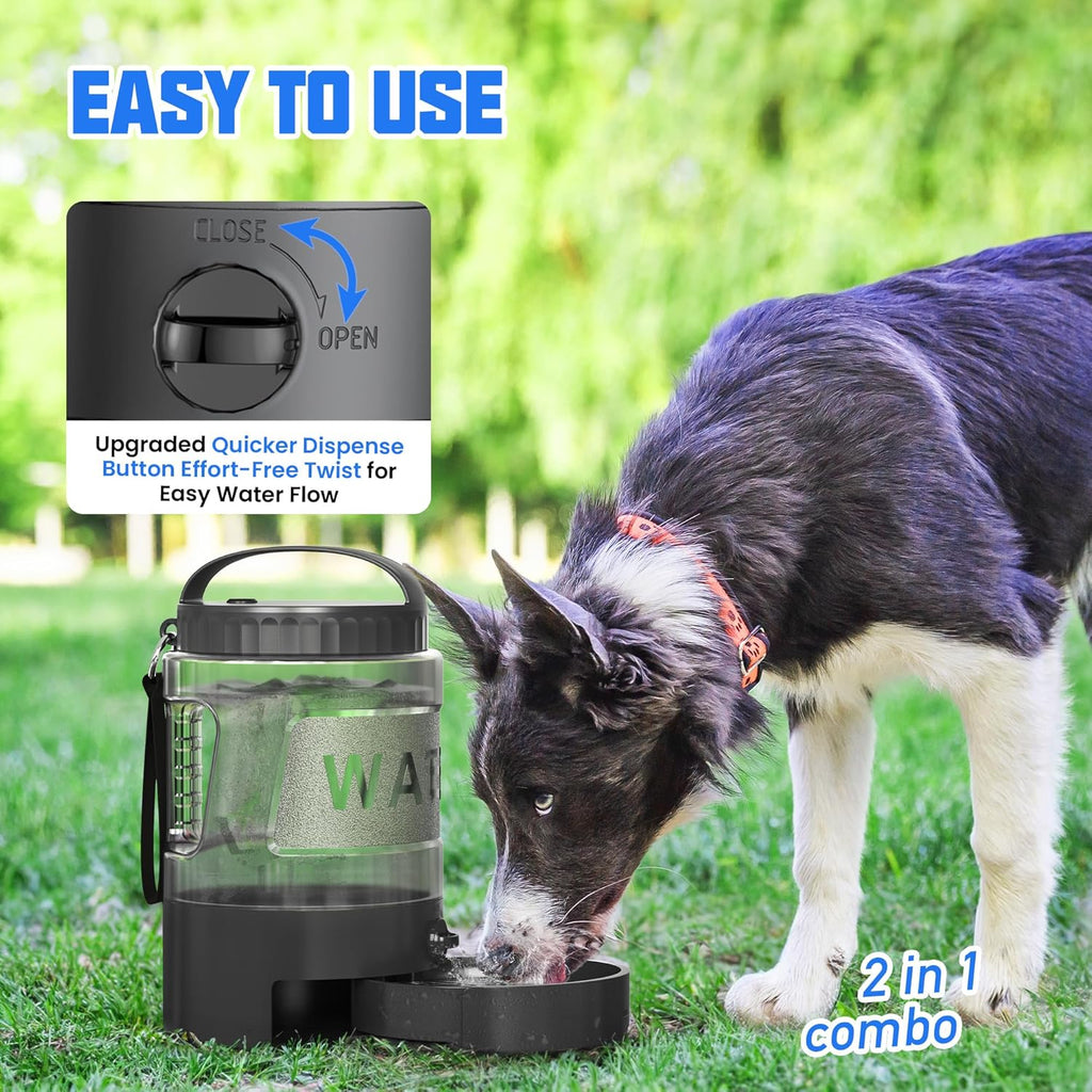 95OZ Large Dog Travel Water Bottle LESOTC Pet Products