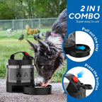 56oz Portable Large Dog Travel Water Bowl Dispenser LESOTC Pet Products