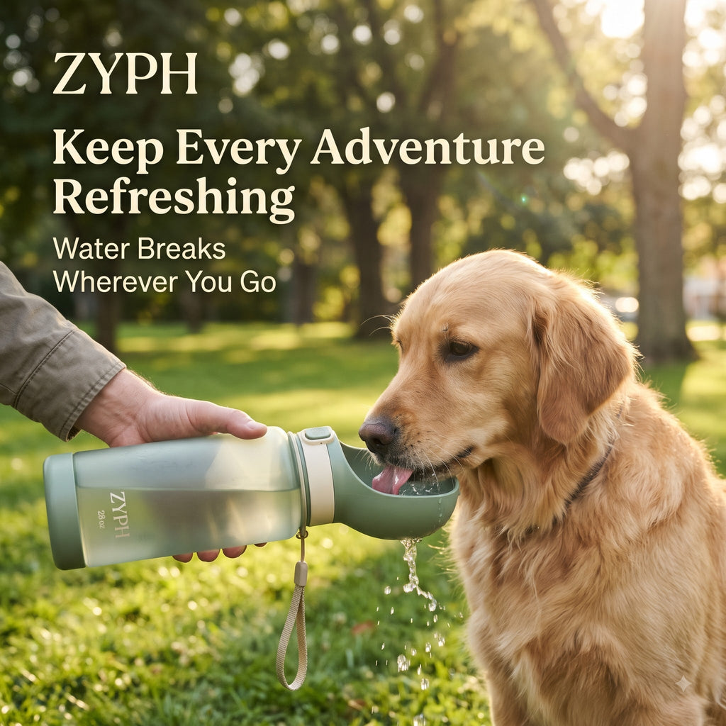 28 oz Portable Dog Water Bottle LESOTC Pet Products