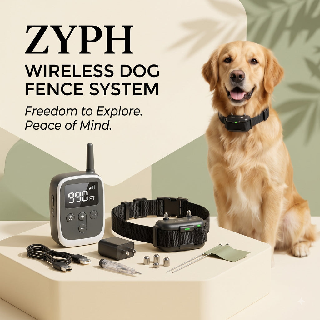 Wireless Dog Fence & Training System LESOTC Pet Products