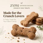 Smoked Bacon Crunchy Dog Treats ZYPH