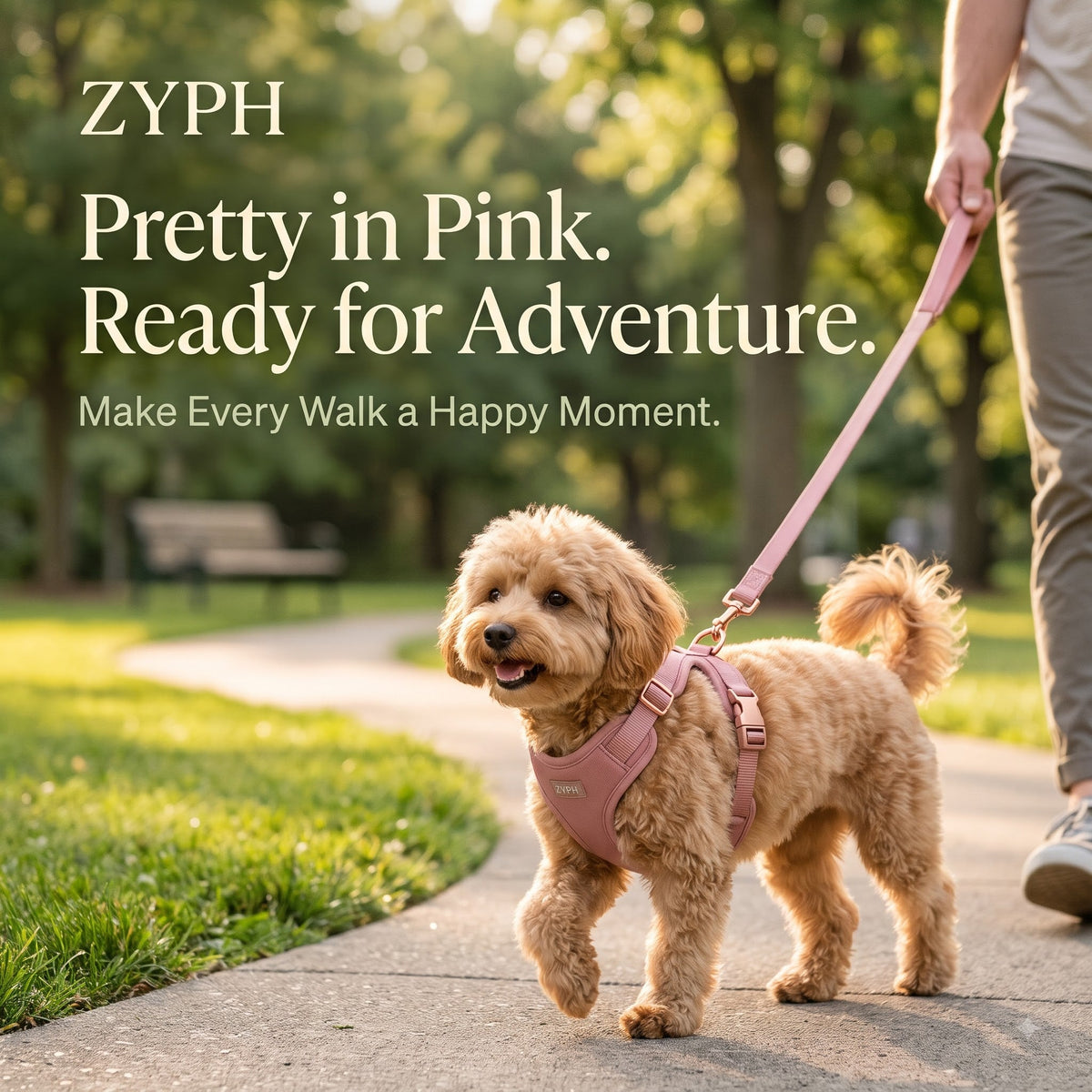 STEP IN HARNESS - ROSE PINK PAWSOME PETS
