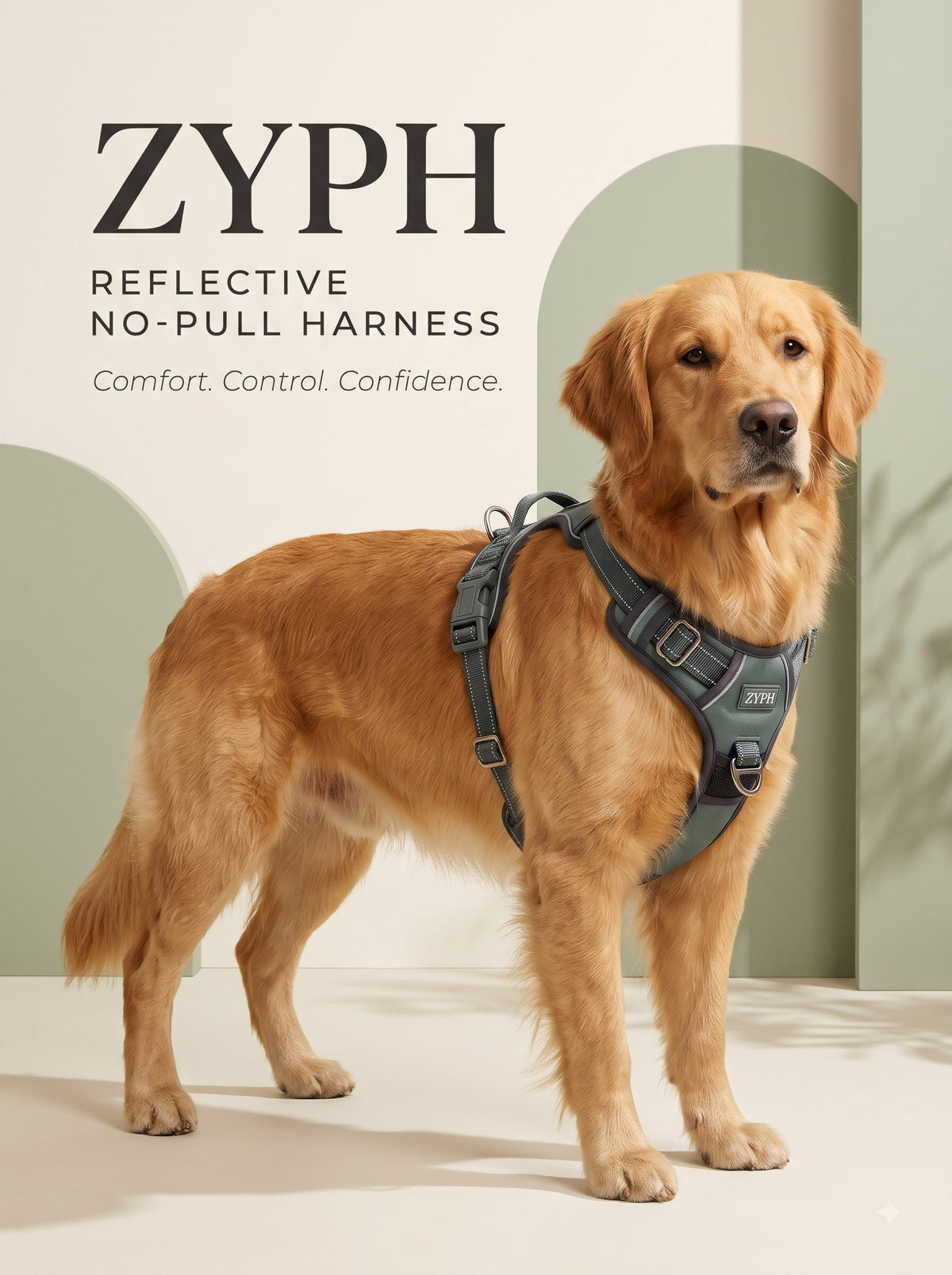 Reflective No-Pull Dog Harness LESOTC Pet Products