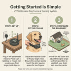 Wireless Dog Fence & Training System LESOTC Pet Products