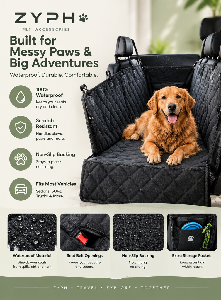 Waterproof Dog Car Seat Cover LPO